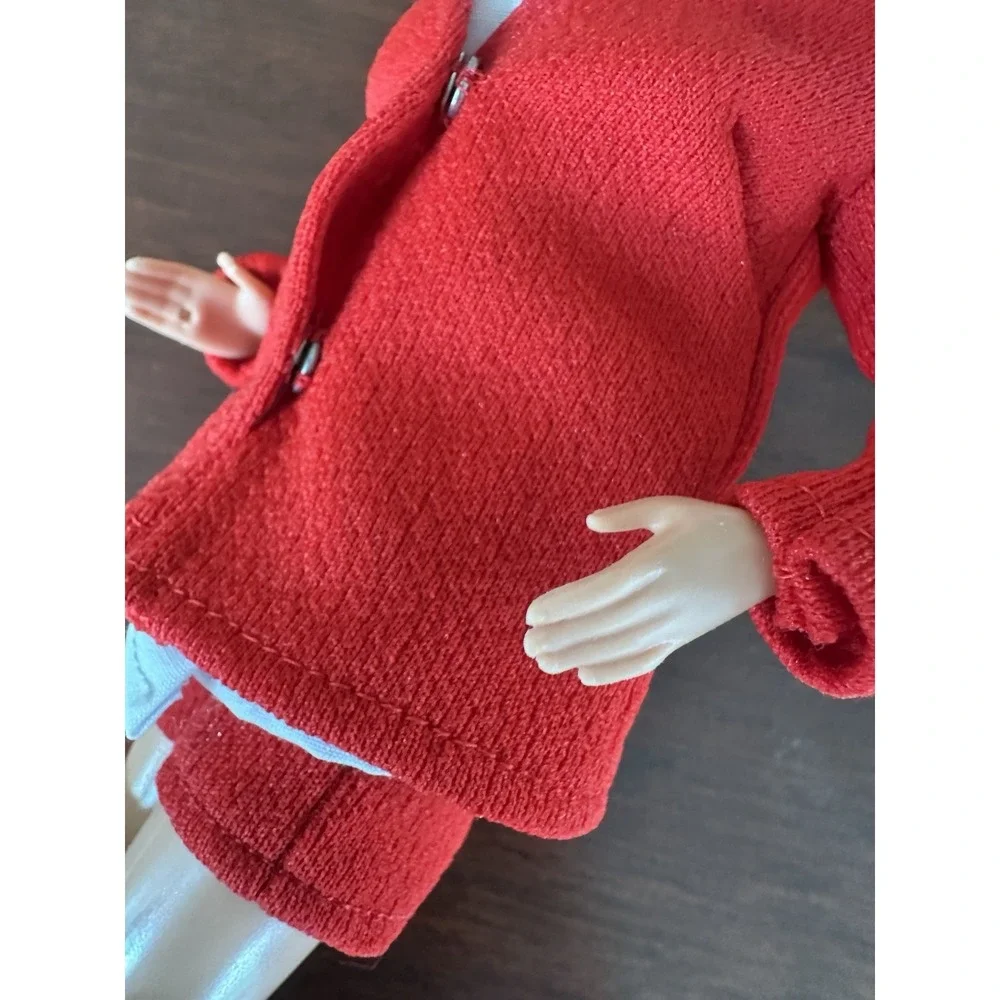 Vintage 1980s Barbie Doll‎ Red Knit Fashion Outfit Mattel Philippines